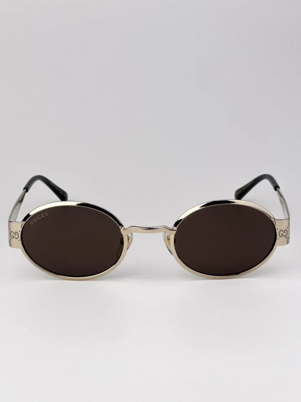 GUCCI GG1854S 005 GOLD BROWN SUNGLASSES